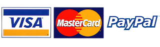 We accept VISA, MasterCard and PayPal payments.